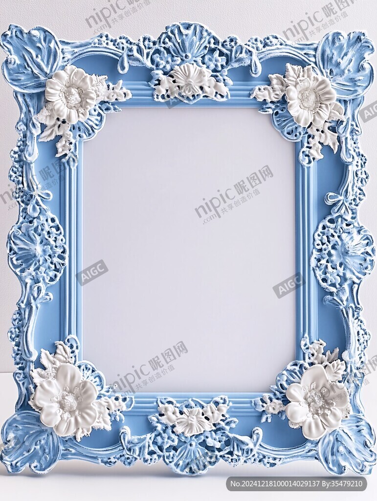 3d立体框框花