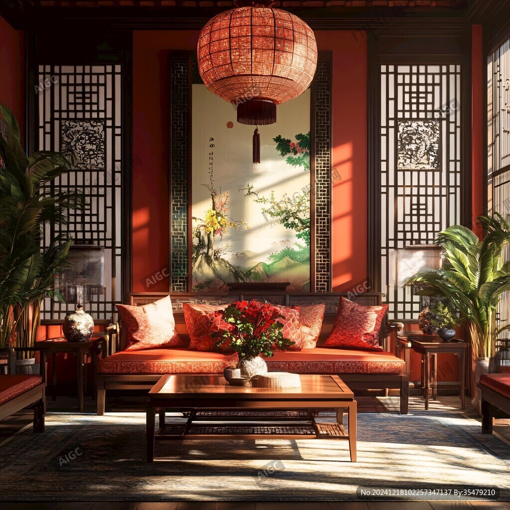 中式场景图