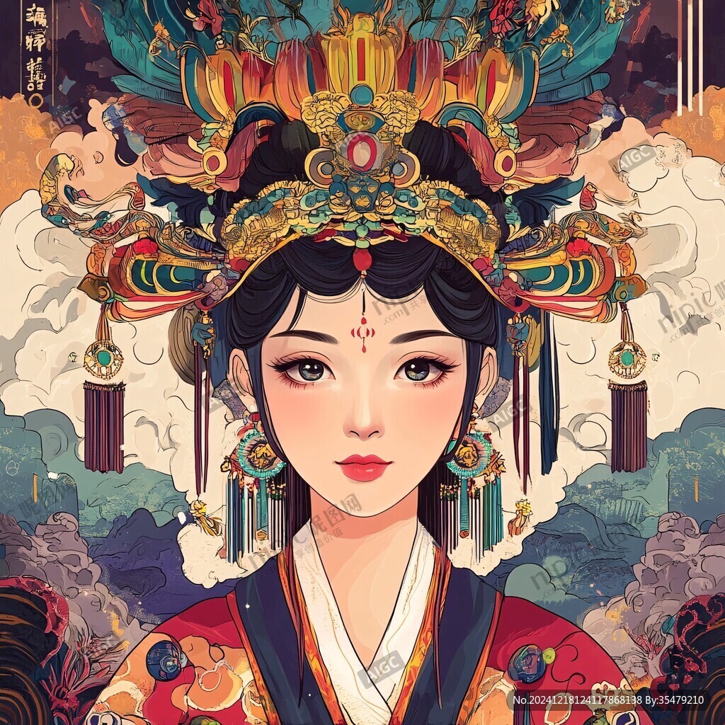 插画武旦