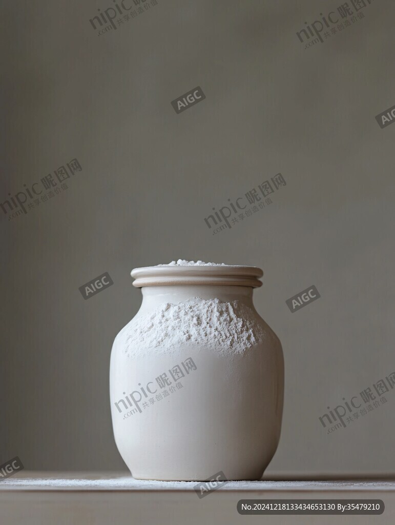 白瓷雕花罐