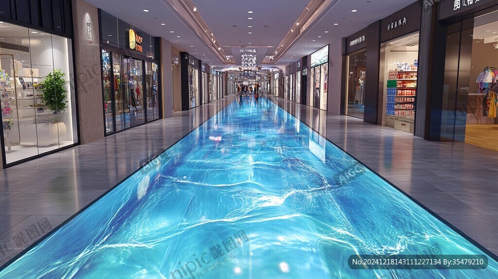 水波纹互动地面