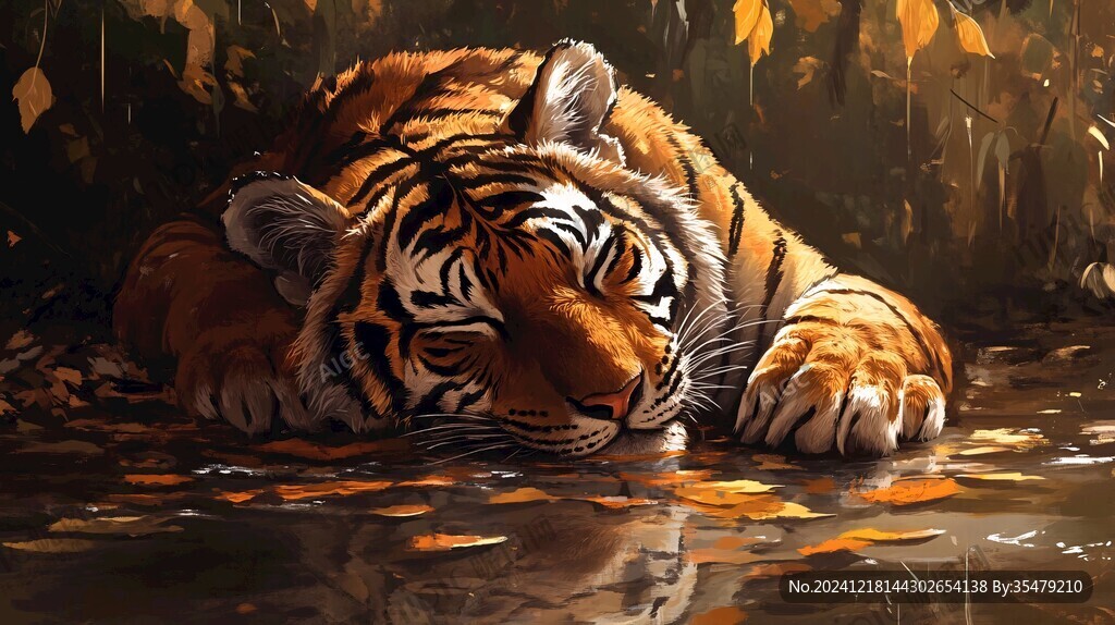 虎系列插画