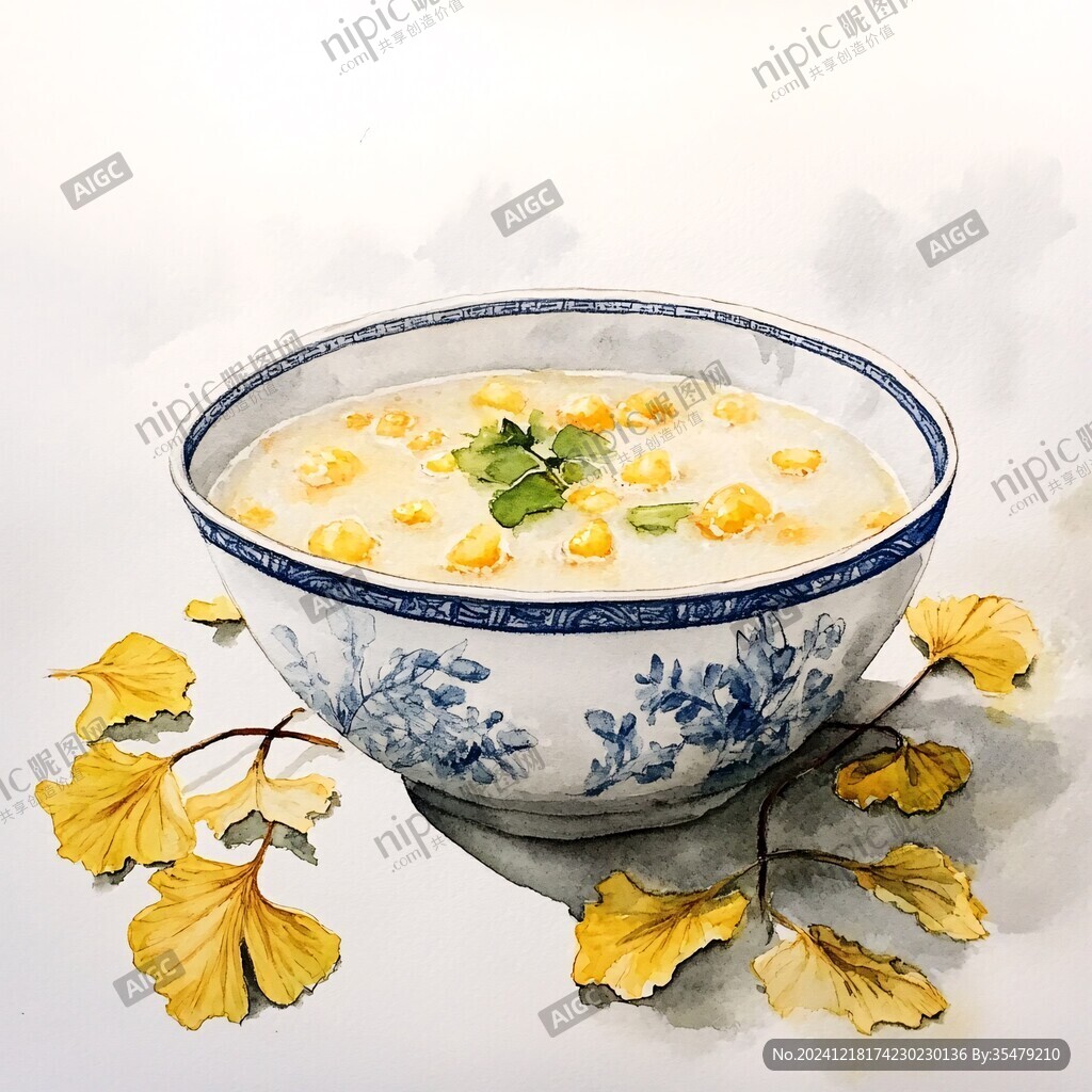 疙瘩汤插画