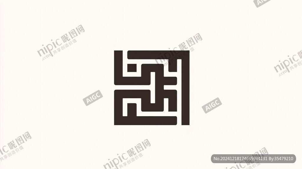 简约回纹标志