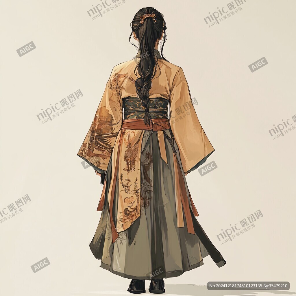 浅黄服袍