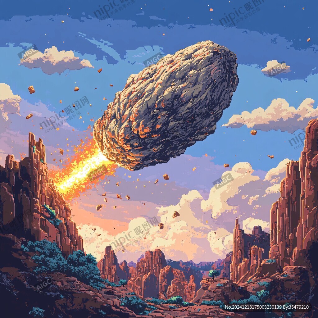 流星陨落陨石