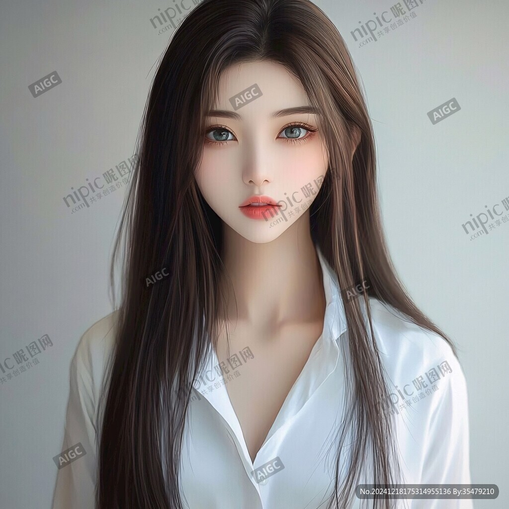 写实人物插画