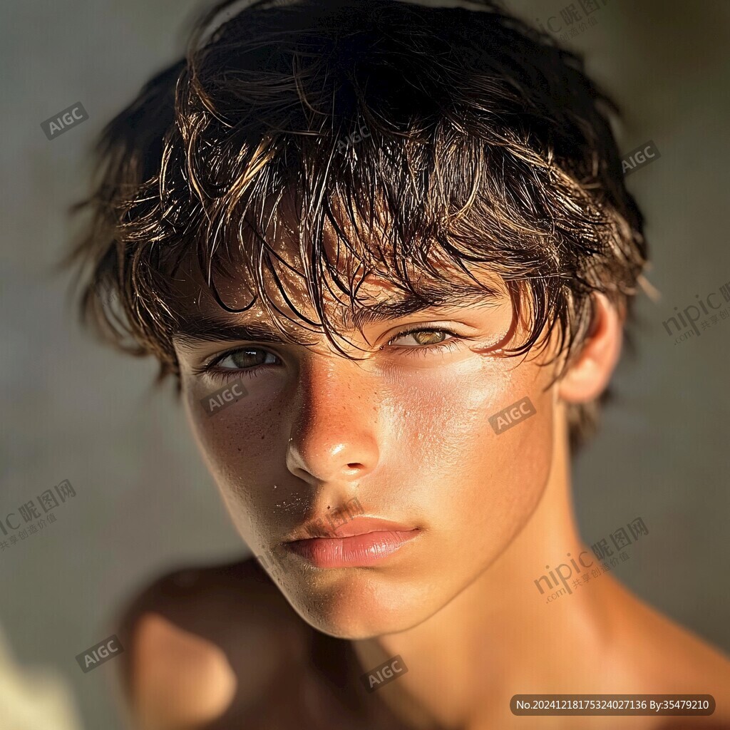 3d效果男孩