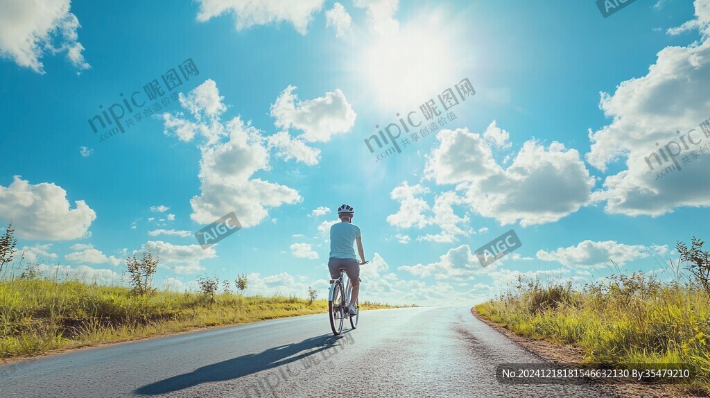 路上带人骑自行车