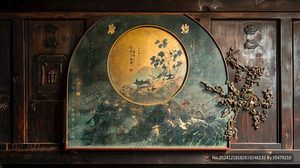 茶室壁画