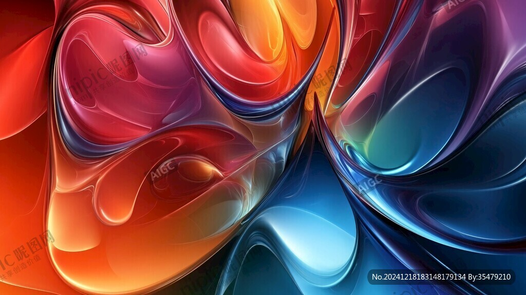 3d印花旋涡背景