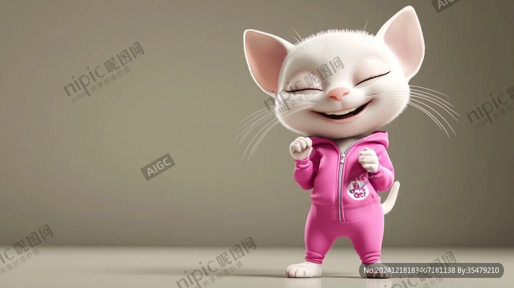 3d卡通猫咪