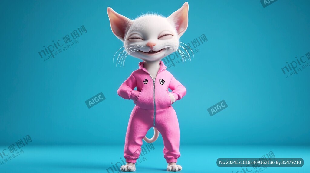3d卡通猫咪
