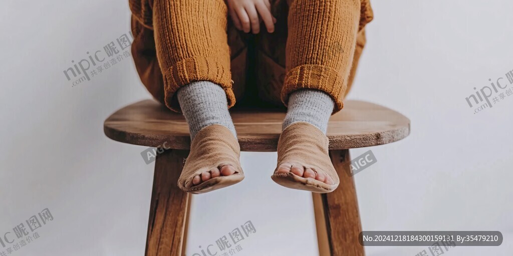交脚而坐
