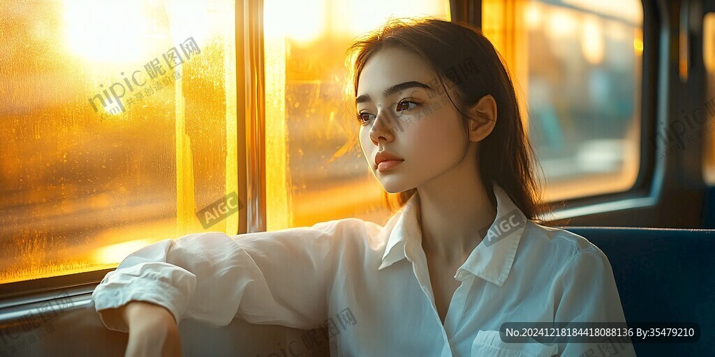 衬衫知性美女