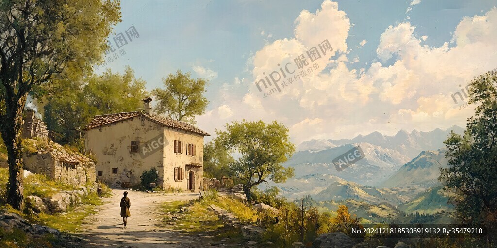 唯美农村场景