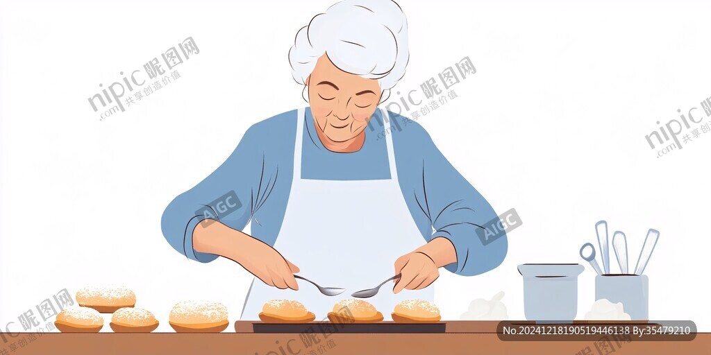 卡通奶奶卡通外婆餐饮