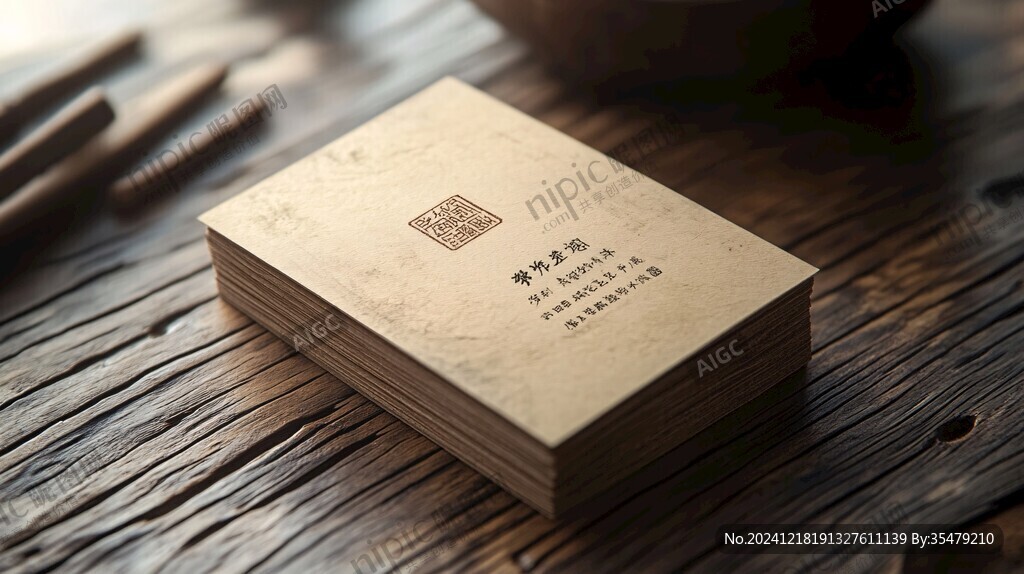 养生名片禅意名片创作
