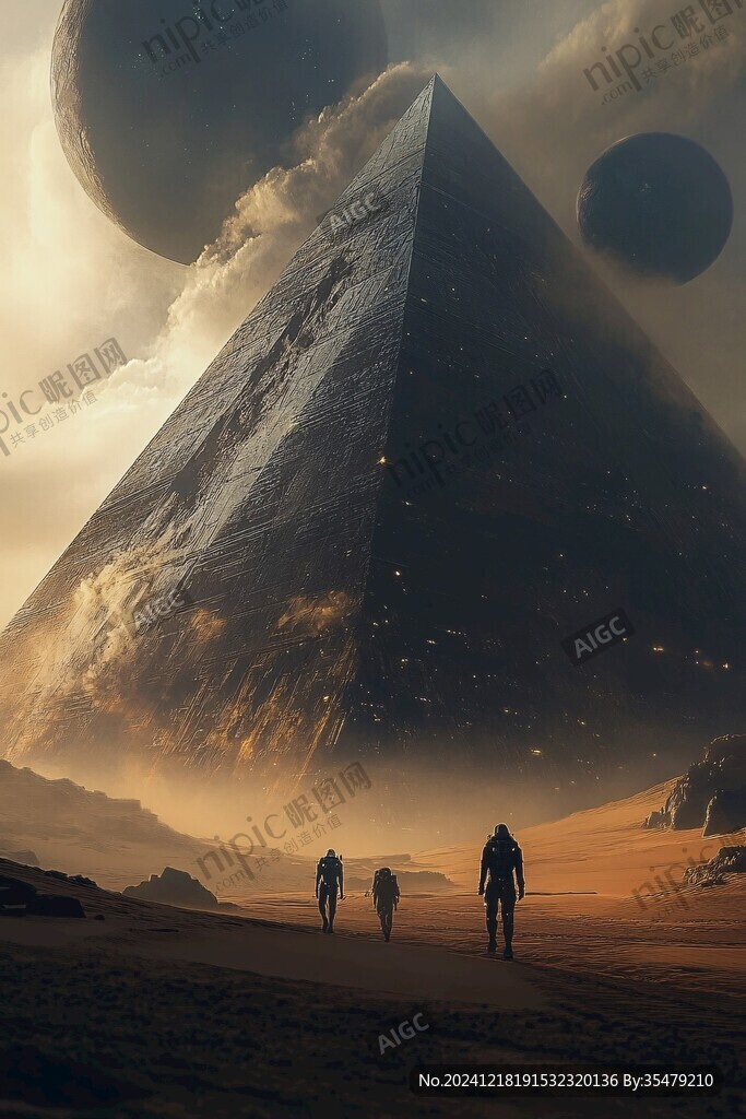 科幻题材插画