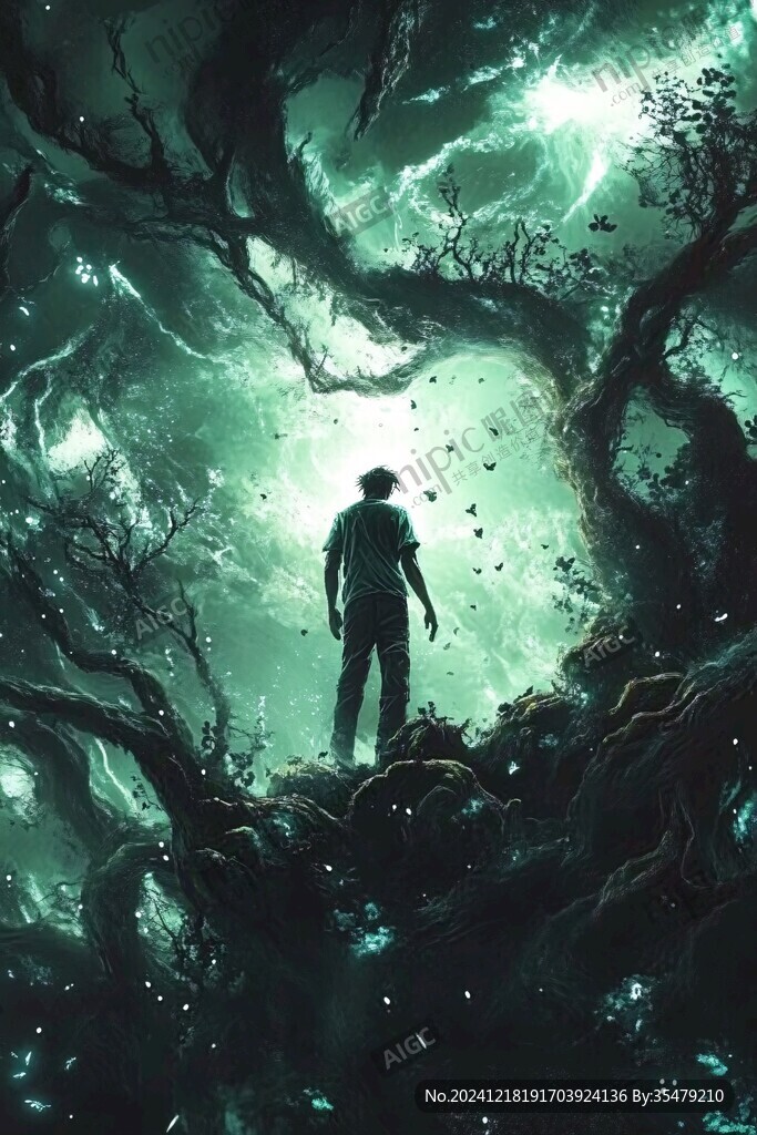 魔法森林插画