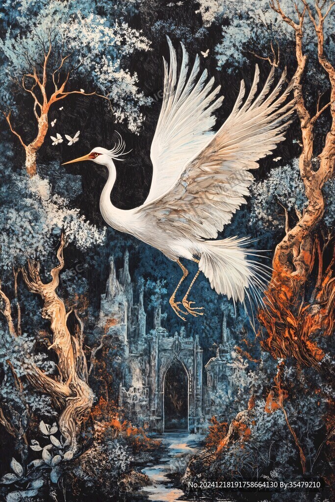 魔法森林插画