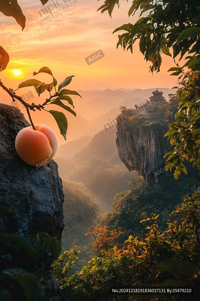 齐山夕照