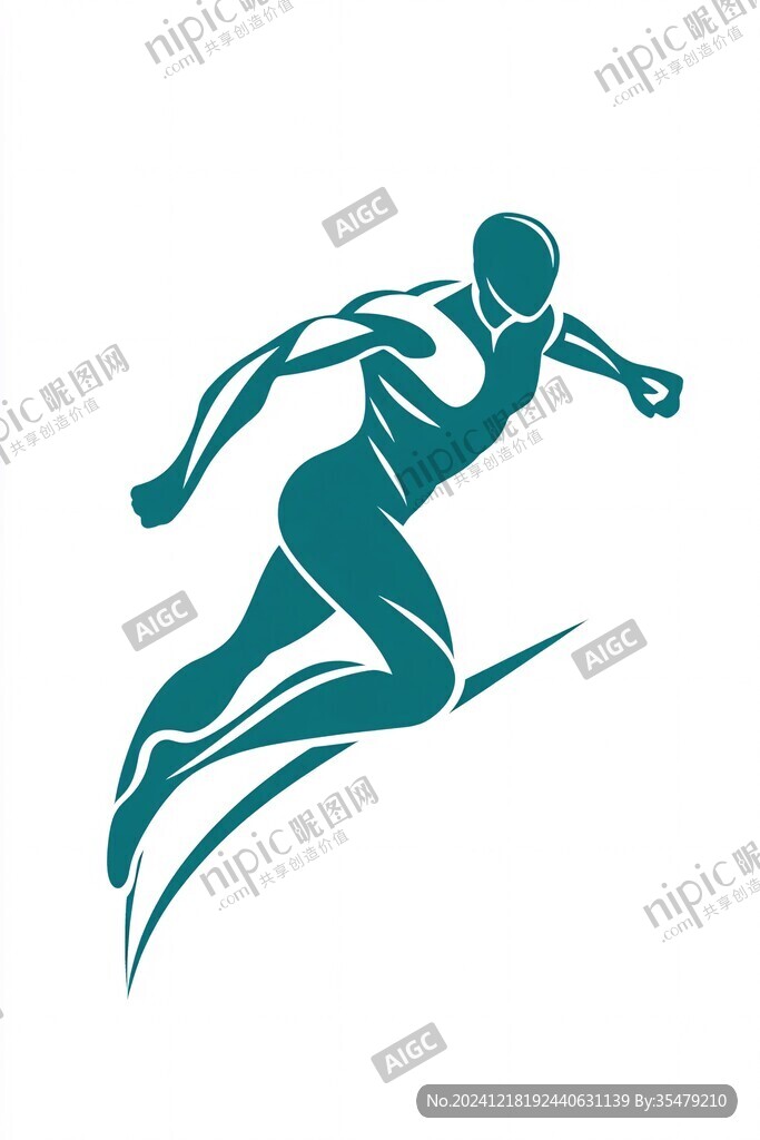 人物奔跑logo