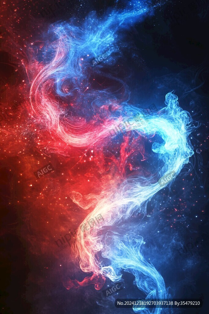 幻彩炫彩烟雾纹理