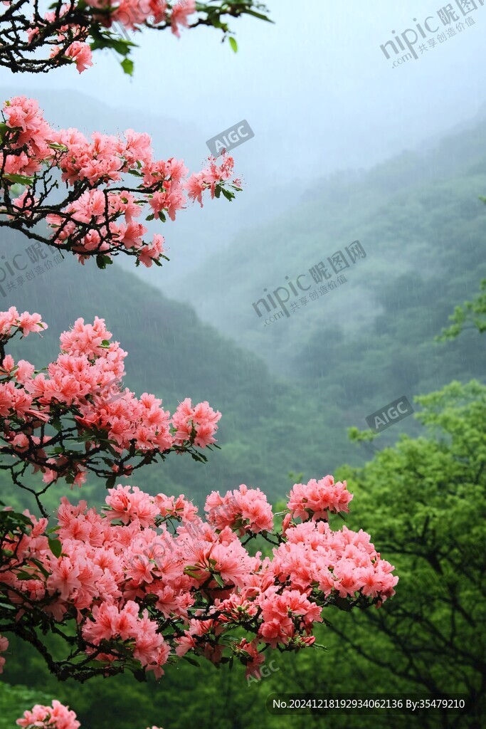 光雾山杜鹃花