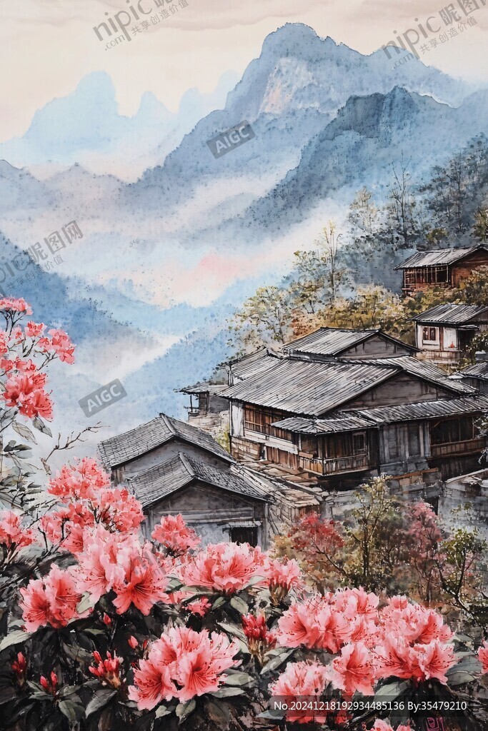 民宿画