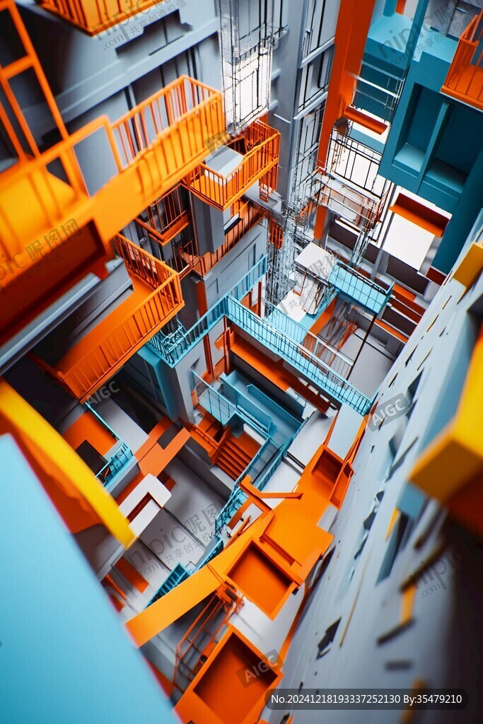 立体3d创意建筑