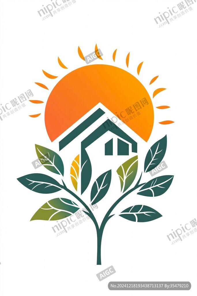 屋舍屋顶logo