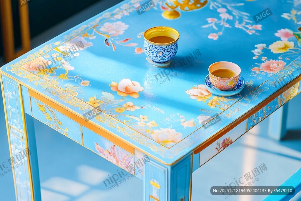 花鸟茶台