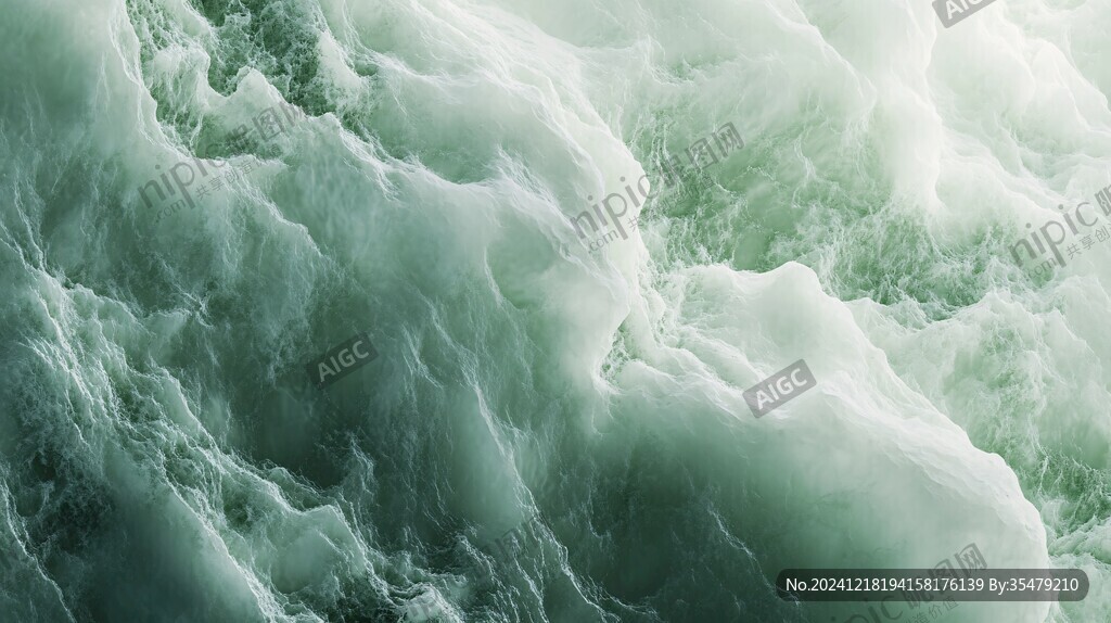 海沫绿色