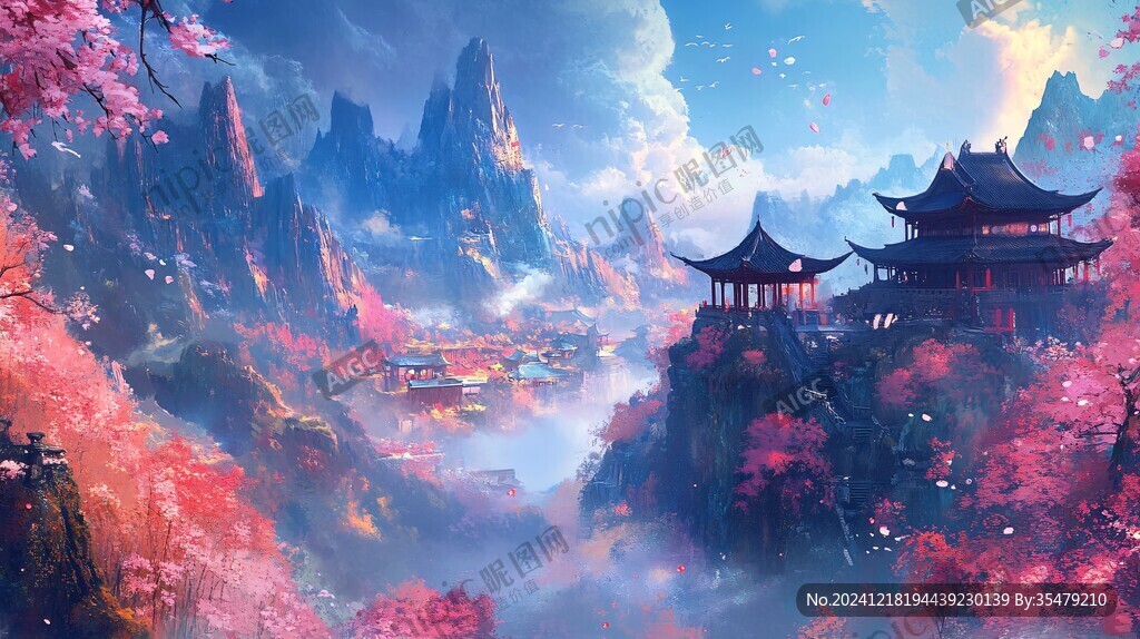 古风仙境天上宫阙