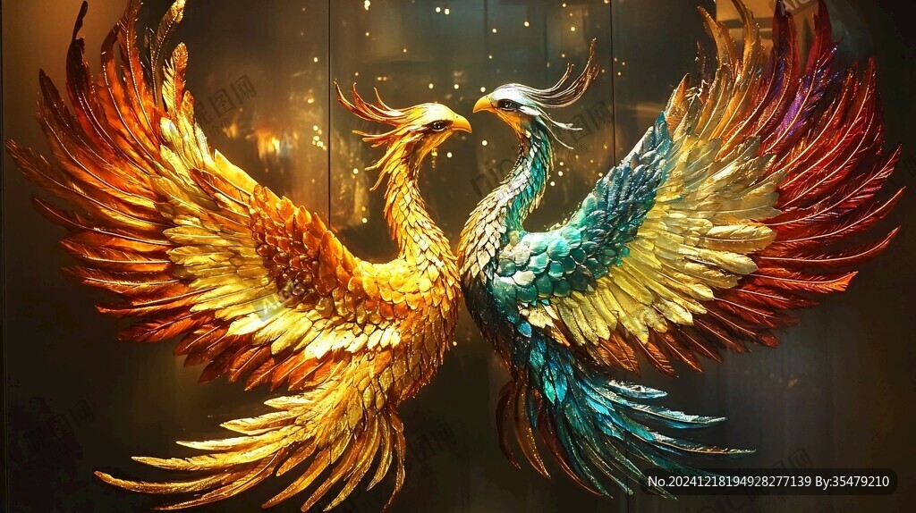 立体质感凤凰