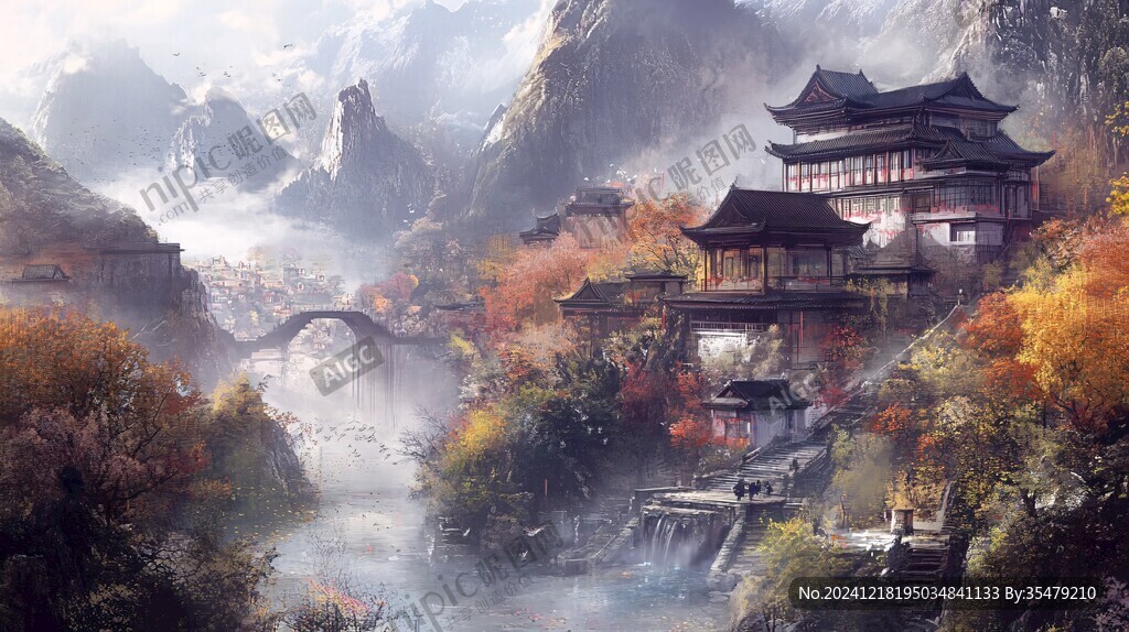 古风动画场景