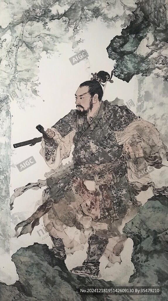 彭祖采药图