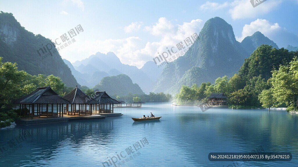高清宽幅山水风光
