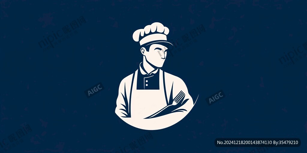logo厨师形象