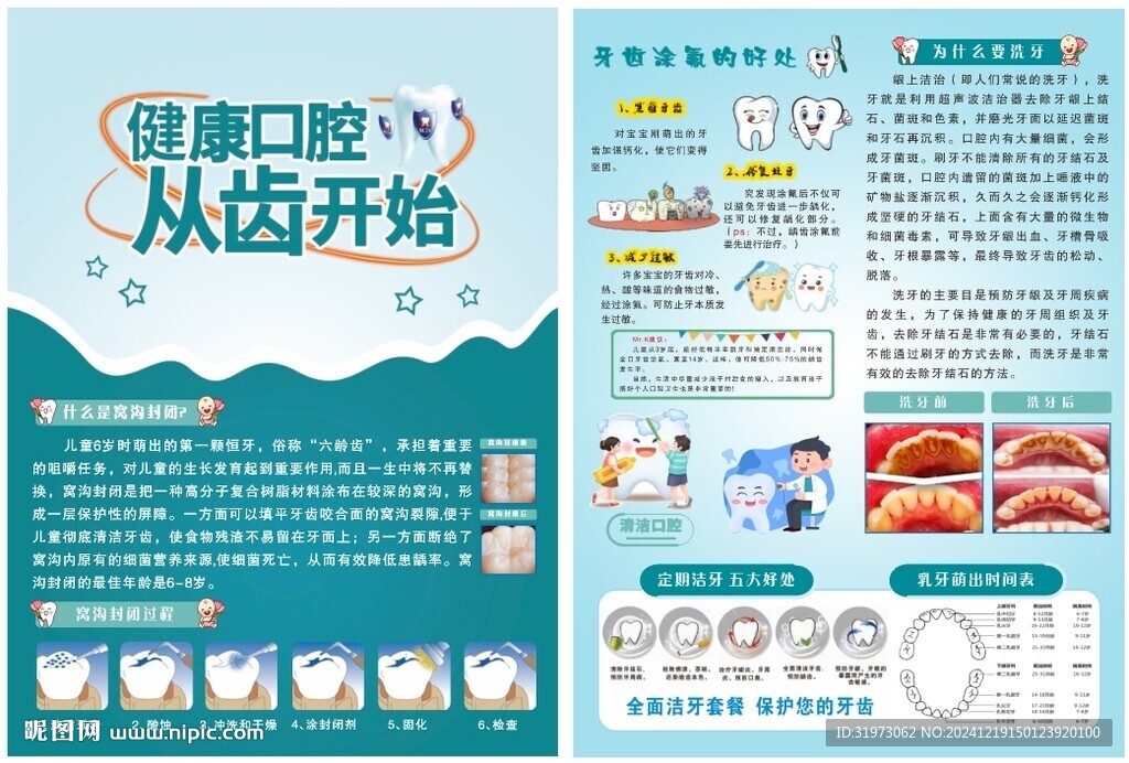 口腔彩页