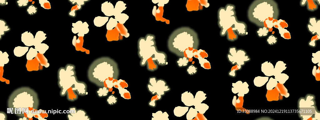 扎染花