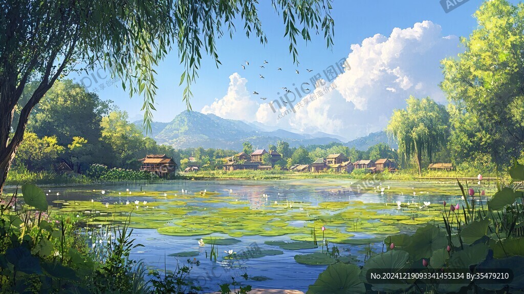 湿地场景还原