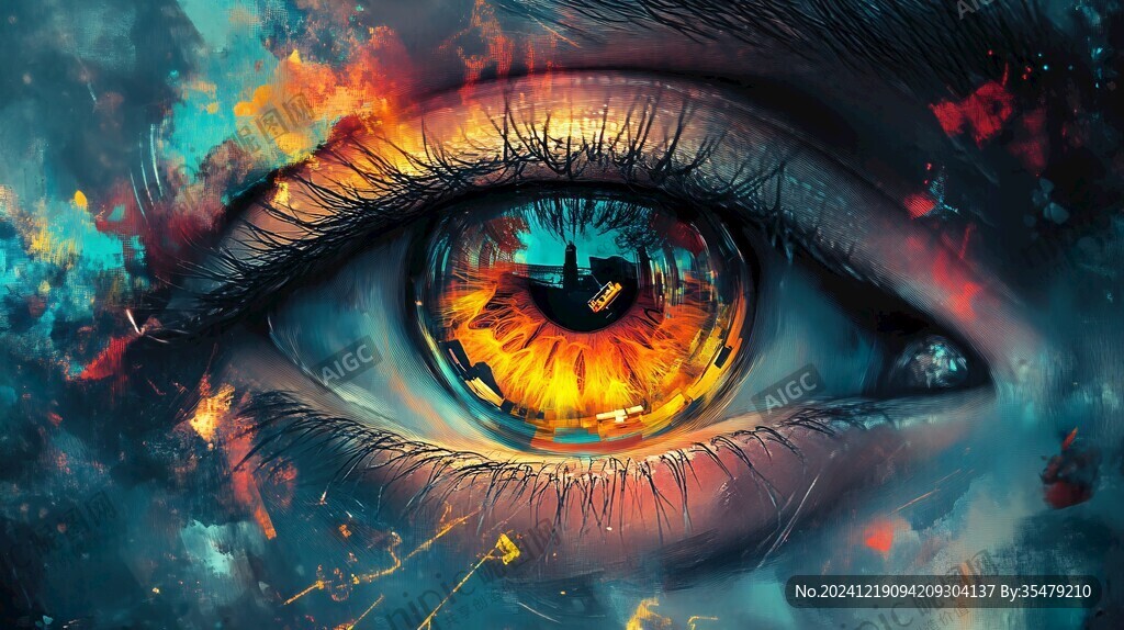 金色眼睛眼界世界