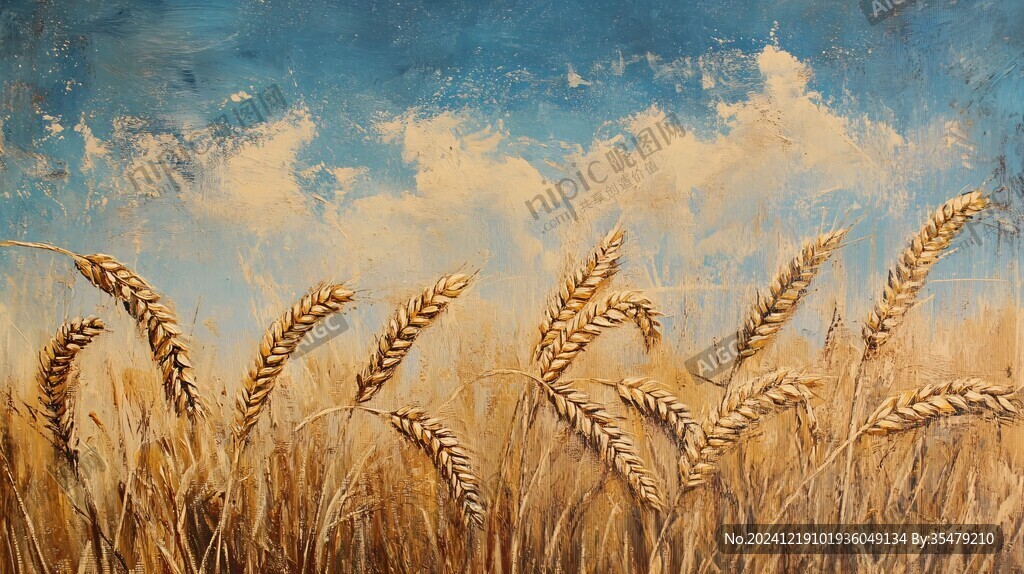 小麦壁画