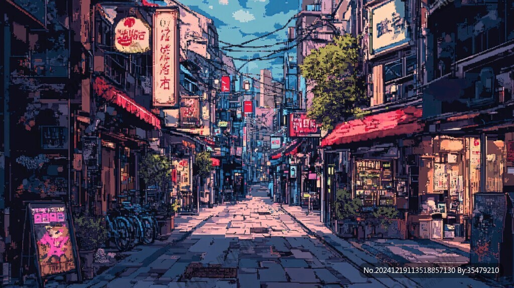 插画街道