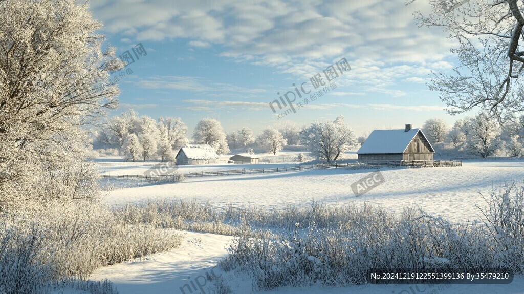 冬日雪景壁纸