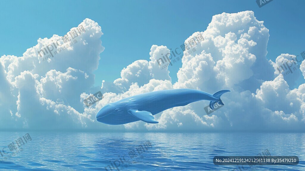 梦幻鲸鱼背景