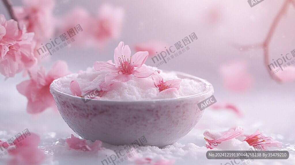 樱花雪冰
