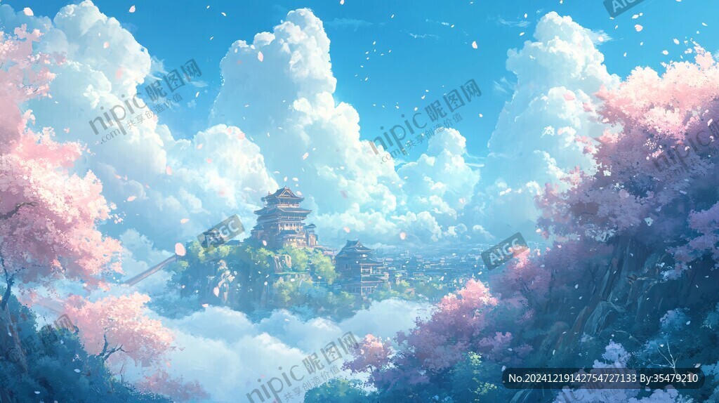 古风仙境天上宫阙